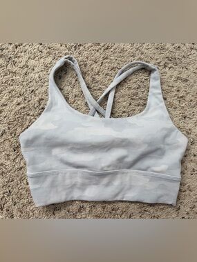 Lululemon Light Grey Camo Bra